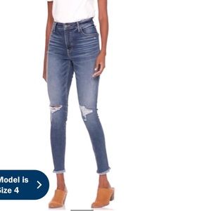 High Rise Ankle Length Rockstar Super Skinny Jeans